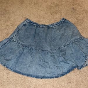 American eagle jean skirt